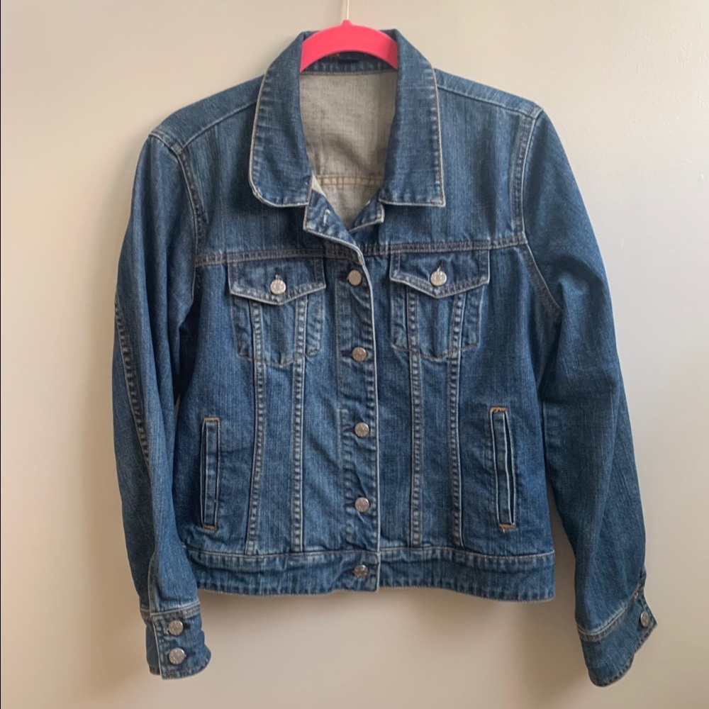 J. Crew Denim Jacket Style 61062 jean Cotton S